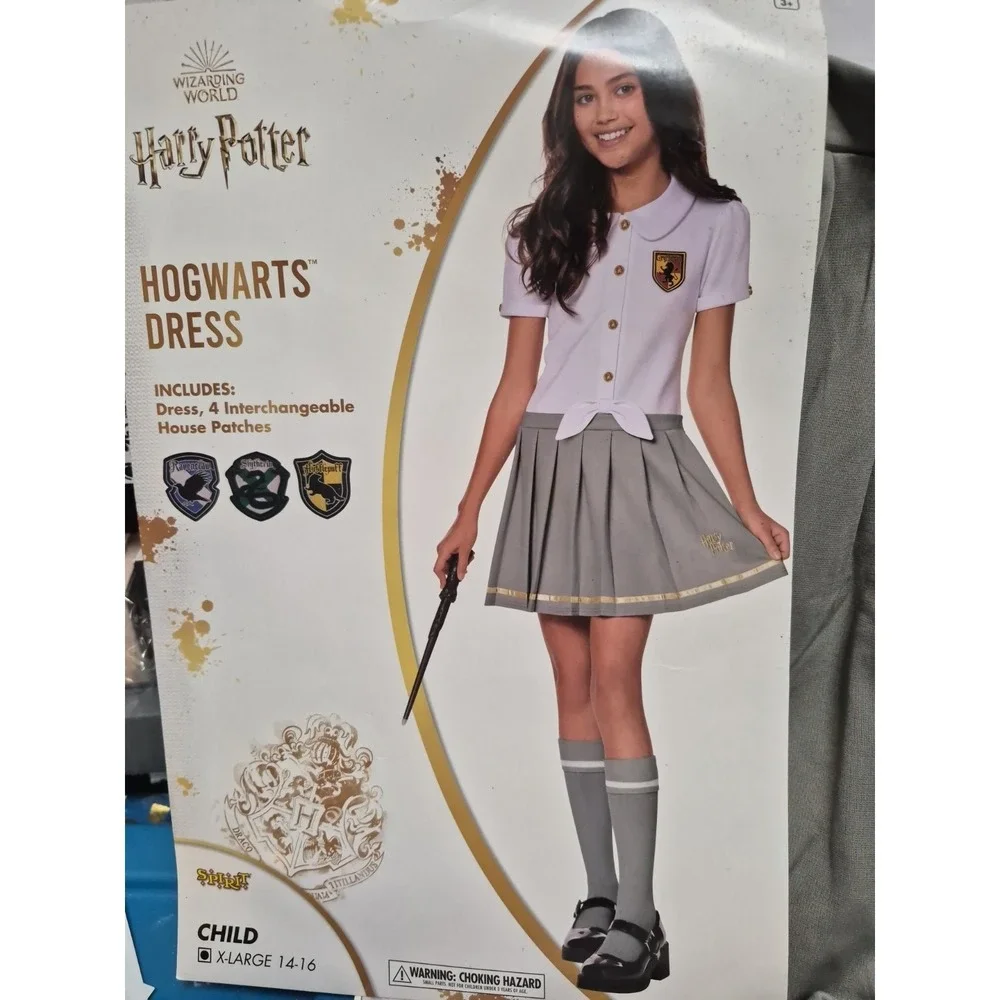 Harry Potter Girls Costume Dress Size XL -14-16 READ DESCRIPTION